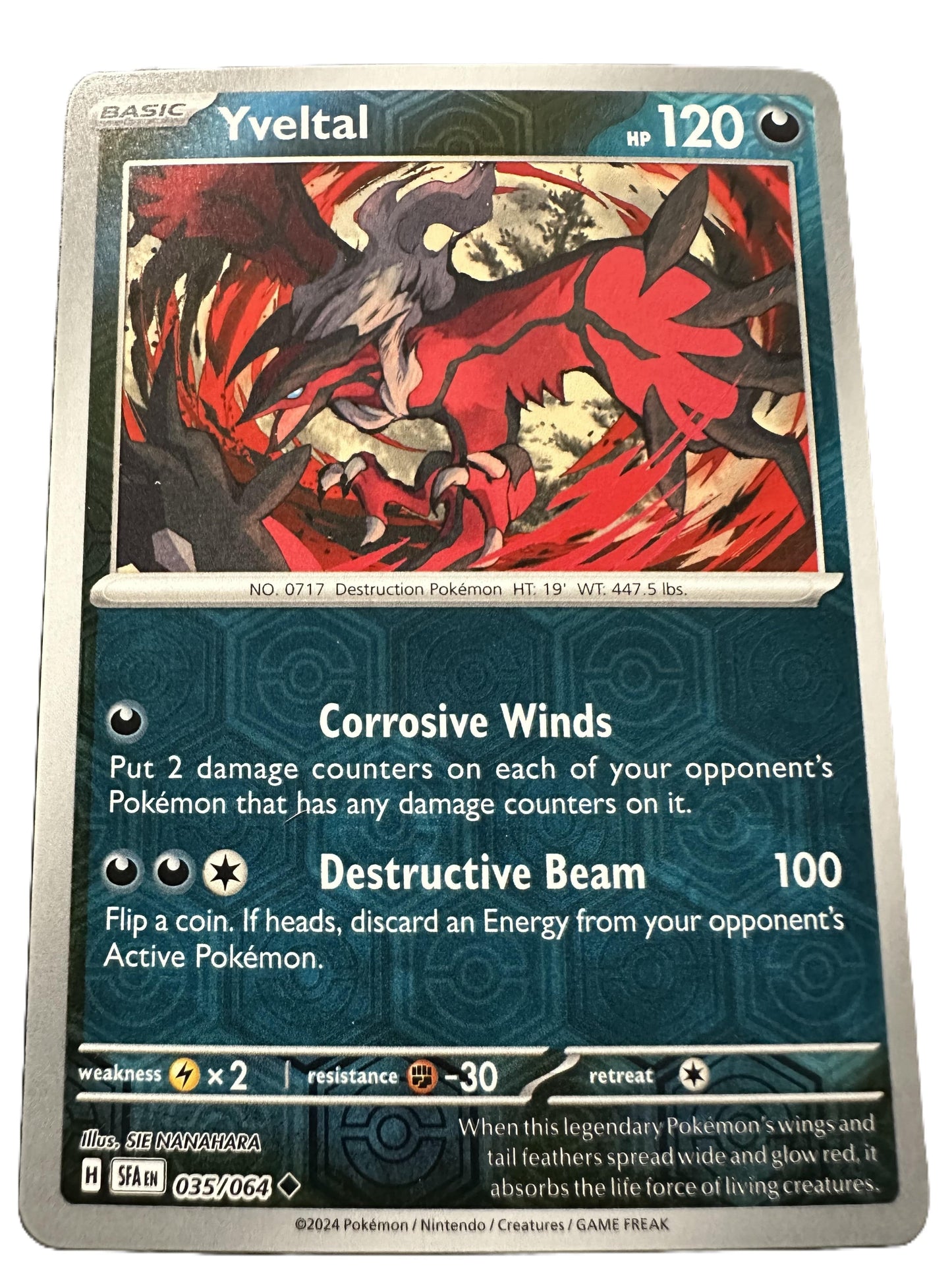 The Pokémon Company Pokémon TCG Yveltal Rev Holo ◆ (35/64) Pokémon TCG - Shrouded Fable - Singles #1 - Pick'Em!