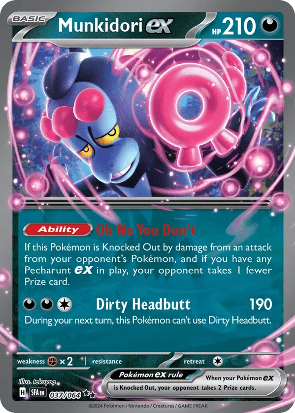 The Pokémon Company Pokémon TCG Munkidori ex ★★ (37/64) Pokémon TCG - Shrouded Fable - Singles #1 - Pick'Em!