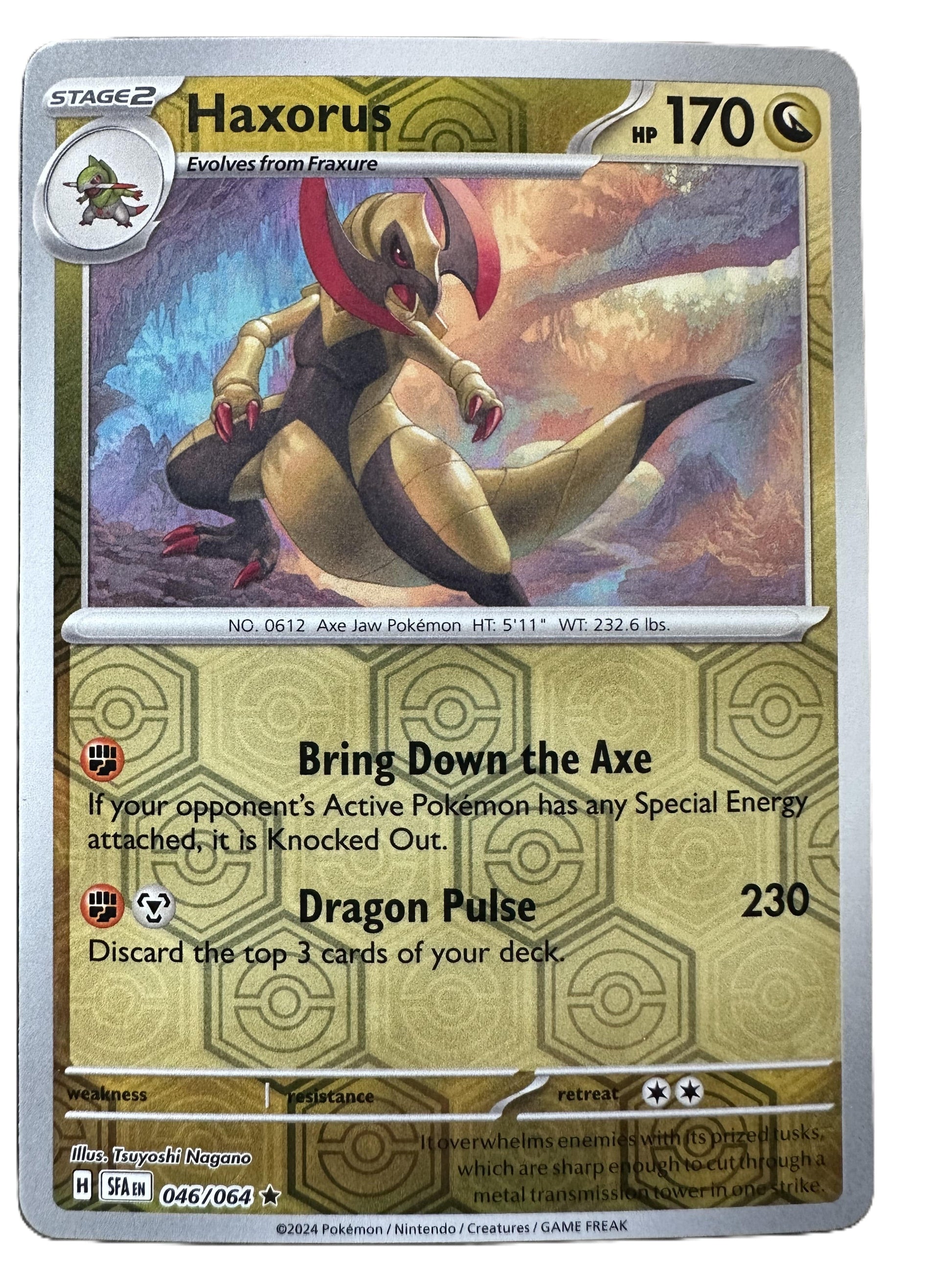 The Pokémon Company Pokémon TCG Haxorus Rev Holo ★ (46/64) Pokémon TCG - Shrouded Fable - Singles #1 - Pick'Em!