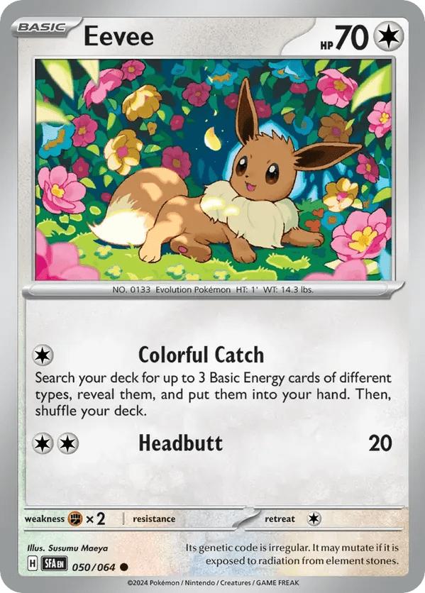 The Pokémon Company Pokémon TCG Eevee ● (50/64) Pokémon TCG - Shrouded Fable - Singles #1 - Pick'Em!