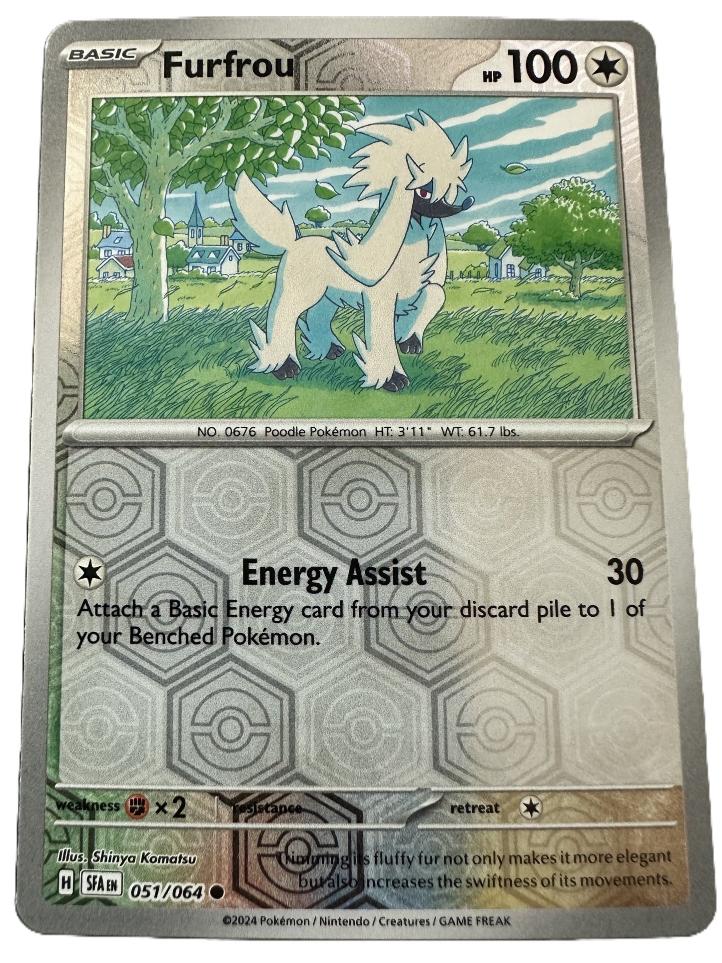The Pokémon Company Pokémon TCG Furfrou Rev Holo ● (51/64) Pokémon TCG - Shrouded Fable - Singles #1 - Pick'Em!