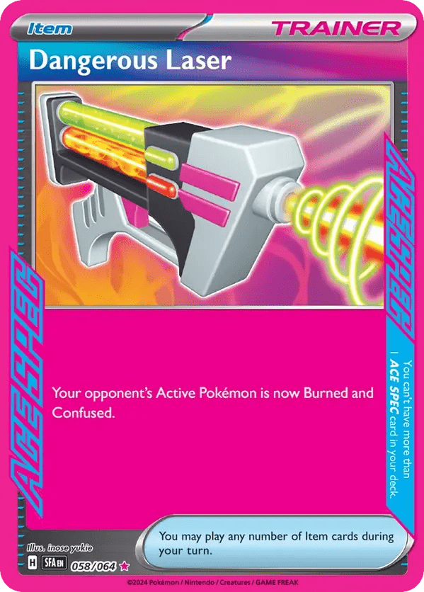 The Pokémon Company Pokémon TCG Dangerous Laser ★ (58/64) Pokémon TCG - Shrouded Fable - Singles #1 - Pick'Em!